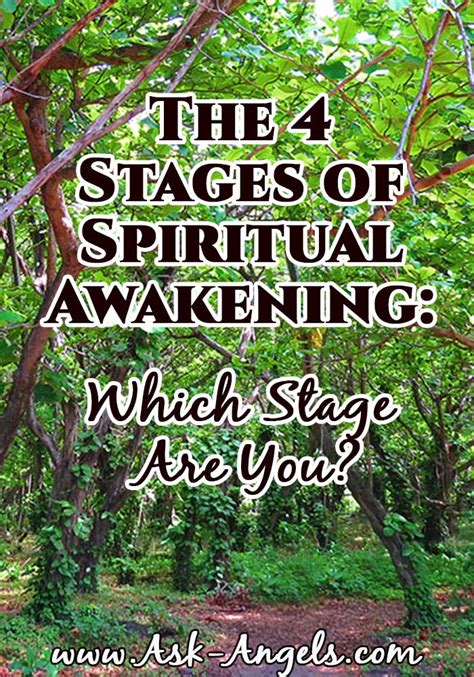 The 4 Stages Of Spiritual Awakening .